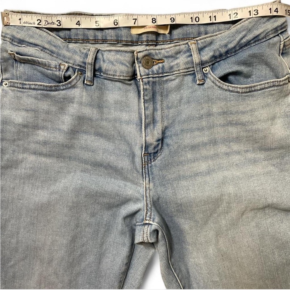 Levi's 711 skinny blue jeans - Picture 3 of 6